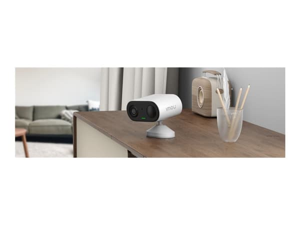 Imou Cell Go - Kit - nätverksövervakningskamera - utomhusbruk - väderbeständig - färg (Dag&Natt) - 3 MP - 2304 x 1296 - 2K - fast lins - ljud - trådl