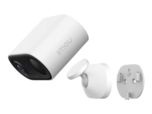 Imou Cell Go - Kit - nätverksövervakningskamera - utomhusbruk - väderbeständig - färg (Dag&Natt) - 3 MP - 2304 x 1296 - 2K - fast lins - ljud - trådl