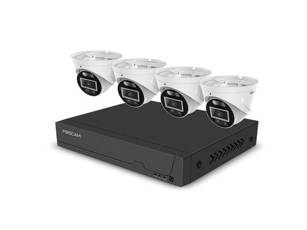 Foscam FNA108E-T4-2T, kablet, tårn, RJ-45, utendørs, 4,3 mm, 6x