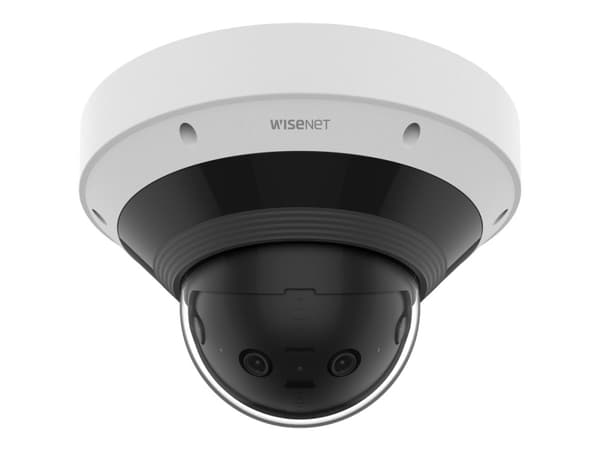Hanwha Vision WiseNet P PNM-C9022RV - Vidvinkelkamera - panorering / lutning - kupol - färg (Dag&Natt) - 8 MP - 5120 x 1568 - fast lins - ljud - GbE