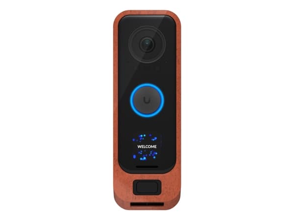 Ubiquiti G4 Doorbell Pro-deksel, brun, polykarbonat (PC), 1 stk, Monotone, G4 Doorbell Pro, Doorbell Pro PoE