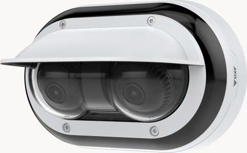 Axis nettverkskamera dobbel sensor P4708-PLVE Sort, Sølv