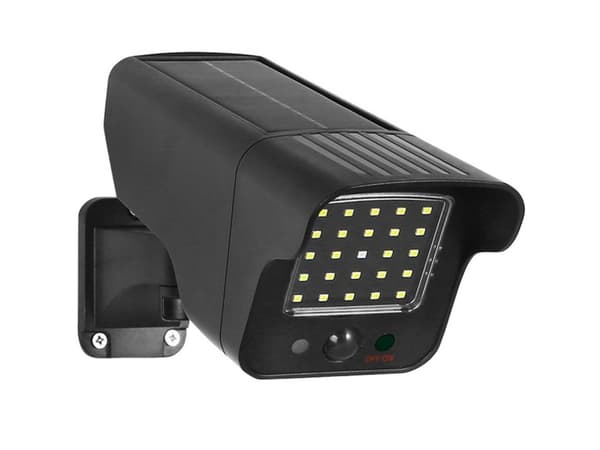 Maclean SOL1803S tekokamera, aurinko, vilkkuva LED, liiketunnistin, LED-valaistus, ilmainen tarra