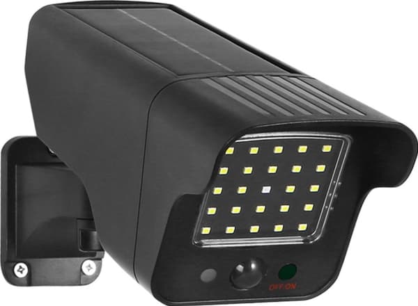 Maclean SOL1803S tekokamera, aurinko, vilkkuva LED, liiketunnistin, LED-valaistus, ilmainen tarra