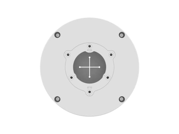 Hanwha SBO-140BW, Koblingsboks, hvit, Hanwha, aluminium, 143 mm, 143 mm