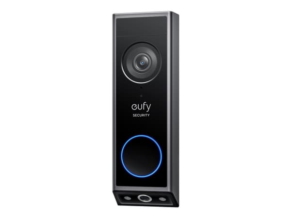 Eufy Security Video Doorbell E340 - Smart dörrklocka - med kamera - batteridriven - trådlös - Wi-Fi - 2.4 Ghz