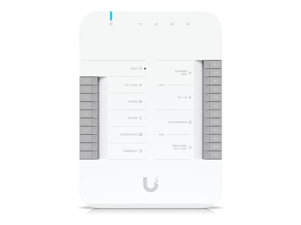 Ubiquiti Access Door Hub, 10,100,1000 Mbit/s, 30 W, 12 - 50 V, 0 - 40 °C, 5 - 90%, 174.9 mm