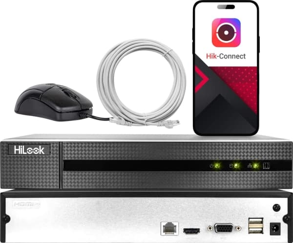 HiLook ML-opptaker HiLook IP-opptaker fra Hikvision 4MP NVR-8CH-4MP