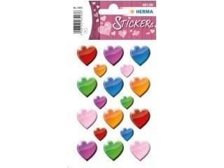HERMA 3403, papper, Multifärg, Hjärtmönster, Permanent, Alla hjärtans dag, 54 styck