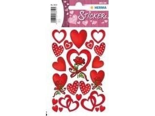 HERMA 3619, papper, Röd, Universal, Permanent, Pojke/flicka, Kärlek