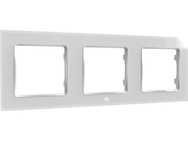 Shelly - Monteringsramme - vegg - 3 ganger - hvit