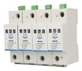 Miniatyrbilde 1 av 2: Extralink M60B4 | Overspenningsavleder | 4P 3F 60kA maksimal overspenningsstrøm
