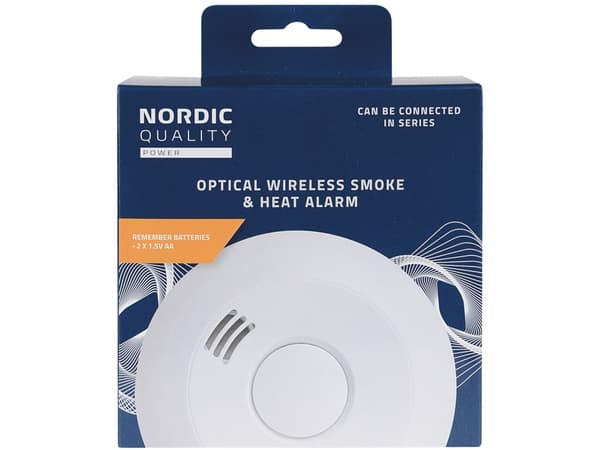 Antalis Optisk røyk- og varmealarm Nordic Quality 1 stk. / 189911