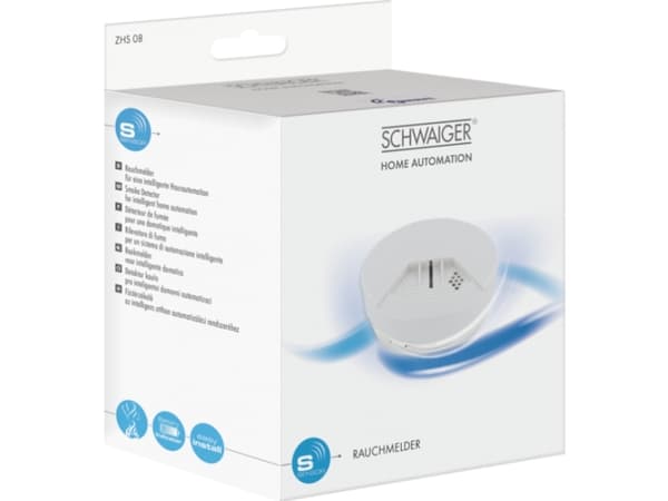 Schwaiger ZHS08 - Røgsensor - Z-Wave - batteridrevet