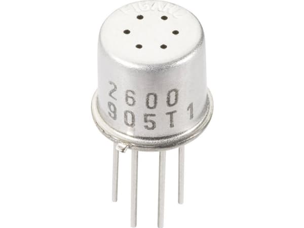 Figaro TGS2600-B00 TGS 2600 Gas Sensor For Air Quality Various gases, air pollution (Ø x H) 9.2 mm x 7.8 mm
