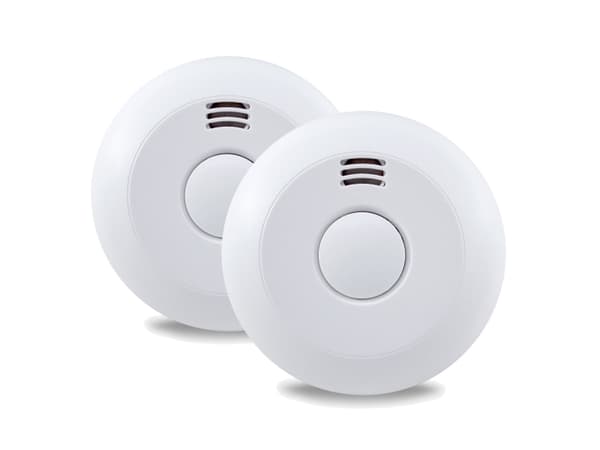 Nexa FS-558/RF - Røyksensor - 433 MHz - batteridrevet - hvit (en pakke 2)