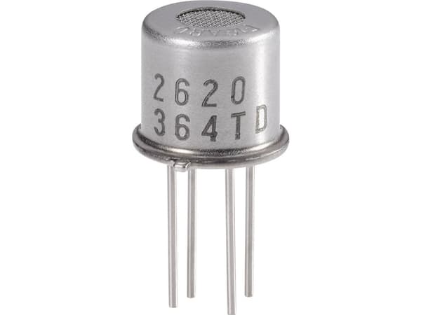 Figaro Gas-sensor TGS-2620 Passer til gasser: Isobutan, Metangas, Kulbrinte, Kulmonoxid, Metylmercaptan, Hydrogensulfid, Trimetylamin, Ammoniak, Eddi