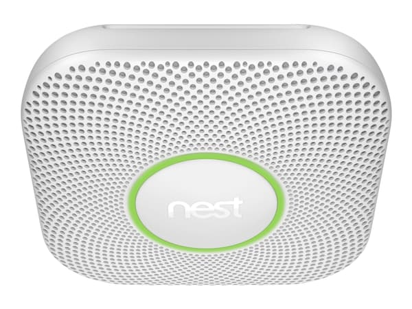 Google Nest Protect, Combi detector -ilmaisin, Valkoinen, 85 dB, 15 m, Pintakiinnitys, Muovi