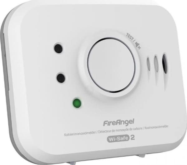 FireAngel NM-CO-10X-INT Kulilte-detektor inkl. 10 års batteri, Kan efter ønske omstilles til radio Batteridrevet Detekteret Kulmonoxid