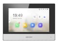 Pikkukuva 2 / 5: Hikvision Digital Technology DS-KH6320-WTE2, 17,8 cm (7"), LCD/TFT, 1024 x 600 pikseliä, Kapasitiivinen, Musta, Harmaa, 802.11b, 802.11g, Wi-Fi 4 (80
