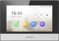 Pikkukuva 1 / 5: Hikvision Digital Technology DS-KH6320-WTE2, 17,8 cm (7"), LCD/TFT, 1024 x 600 pikseliä, Kapasitiivinen, Musta, Harmaa, 802.11b, 802.11g, Wi-Fi 4 (80