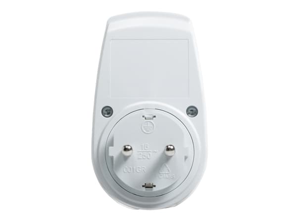 LogiLink PA0151, Dimmer, Monterbar, Rotasjon, Hvit, Europlug, Europlug