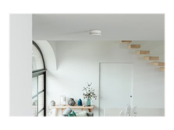 Netatmo Smart Smoke Alarm - Røyksensor - 802.11b/g/n, Bluetooth 4.0 - 2.4 Ghz - batteridrevet