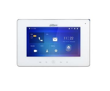 Dahua Technology VTH5221DW-S2, hvit, 17,8 cm (7"), 1024 x 600 piksler, -10 - 55 °C, 10 - 90 %, 7 W