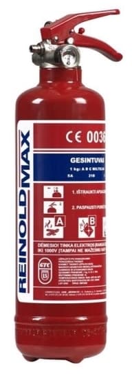 Reinold Max 1kg pulver brannslukningsapparat
