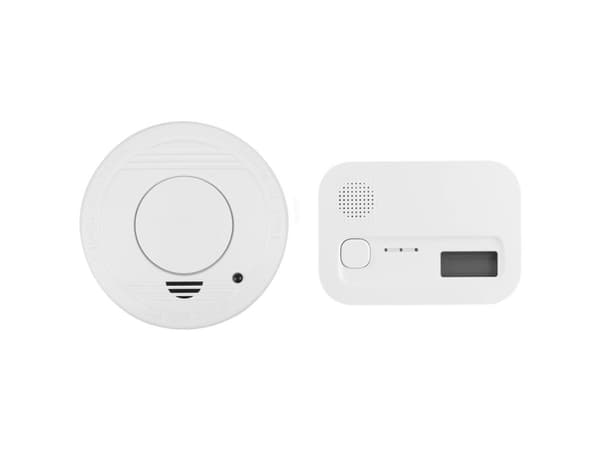 Smartwares FSE-19204, 40 m², 85 dB, Hvit, Batteri, 4,5 V
