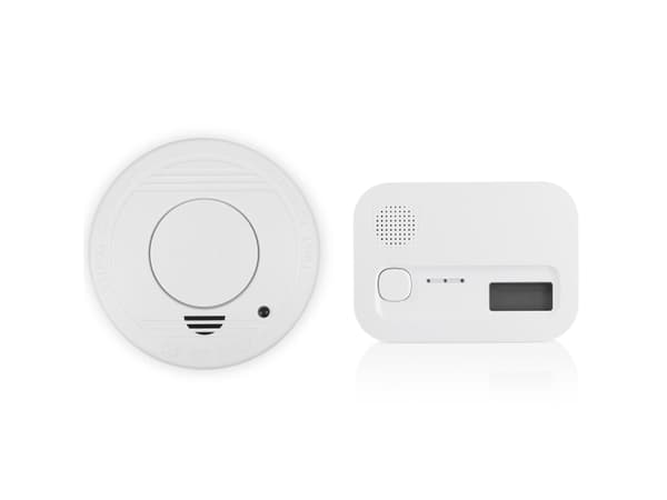Smartwares FSE-19204, 40 m², 85 dB, Hvit, Batteri, 4,5 V
