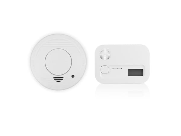 Smartwares FSE-19204, 40 m², 85 dB, Hvit, Batteri, 4,5 V