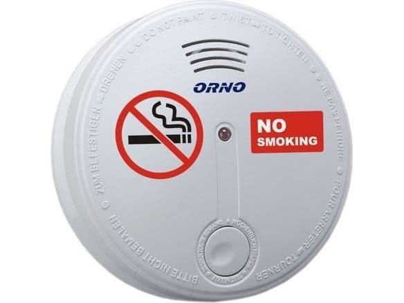 Orno batteridriven cigarettrökdetektor (OR-DC-623)