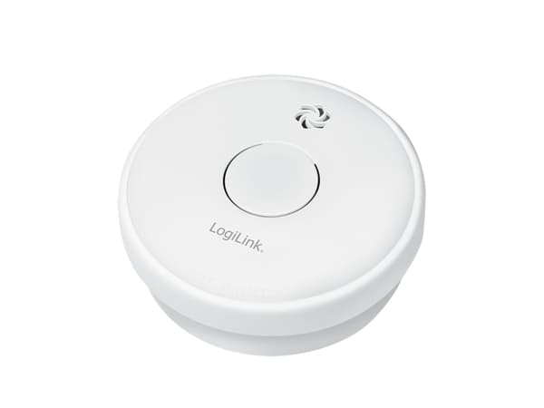 LogiLink SC0015, Optical reflekterende detektor, Koblet med ledninger (ikke trådløs), Hvit, Hjem, 85 dB, Flate-montert