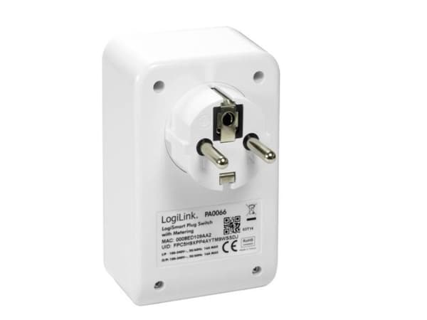 LogiLink PA0066, Hvid, 230 V, 50 - 60 Hz