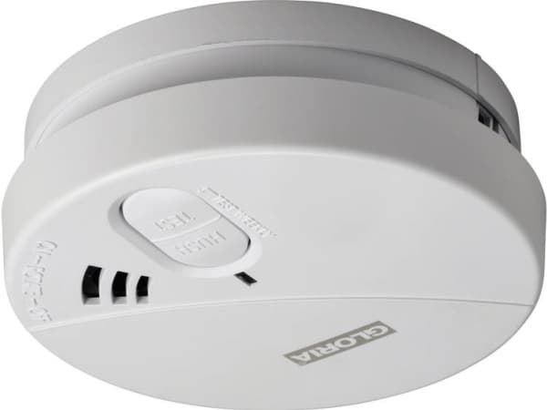 GLORIA R-5, Hvit, 85 dB, 1 m, Batteri, 9 V, Alkalinsk