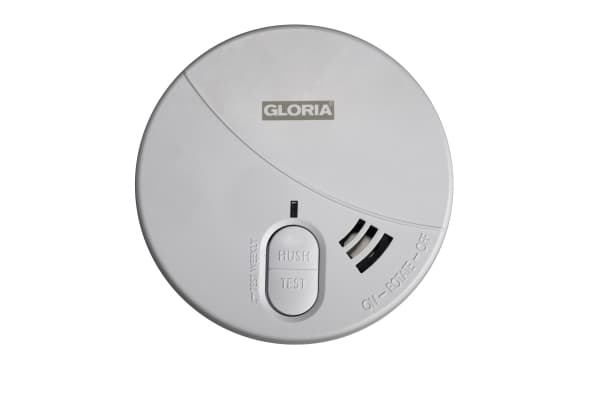 GLORIA R-5, Hvit, 85 dB, 1 m, Batteri, 9 V, Alkalinsk