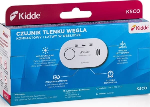 Karbonmonoksidsensor Kidde K5CO