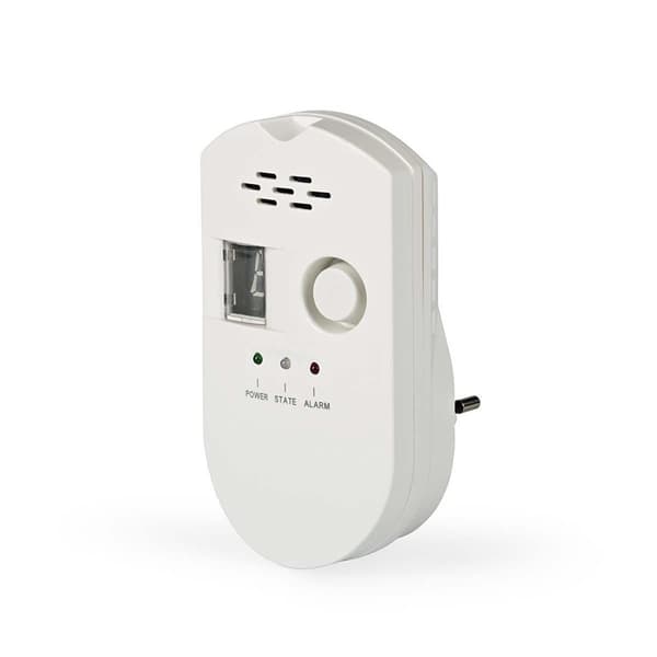 Nedis Gasalarm | Strømforsyning | 85 dB | Hvid