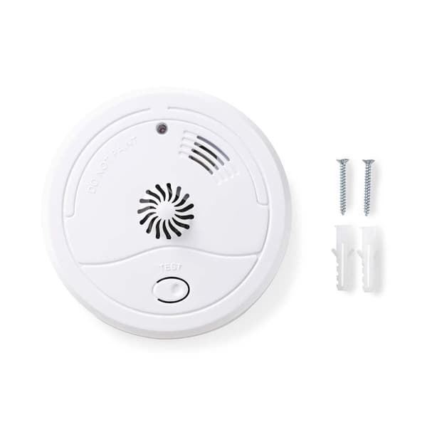 Nedis Heat Alarm | Batteri drevet | batteritid opp til: 1 år | Med test knapp | 85 dB | ABS | Hvit