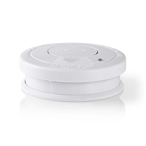 Nedis Røgalarm | Batteri | Batteri levetid op til: 1 År | EN 14604 | Med pause-knap | Med testknap | 85 dB | ABS | Hvid
