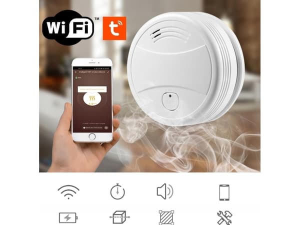 Tuya WiFi-savunilmaisin
