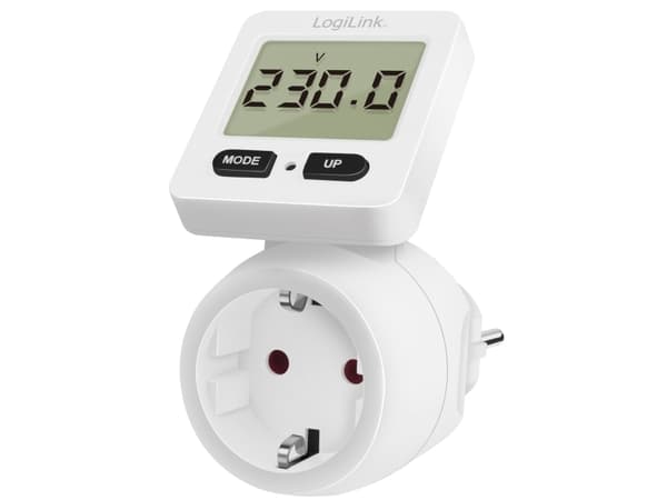 Energimätare med kostnadsberäkning Roterbar display