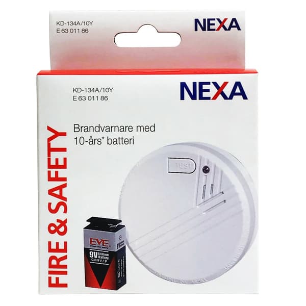 nexa KD-134A Brandvarnare 10år batteri