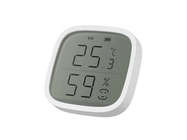 Smart trådløs romtemperatur- og fuktighetssensor, ZigBee, hvit, TUYA, Smart Life, Extralink