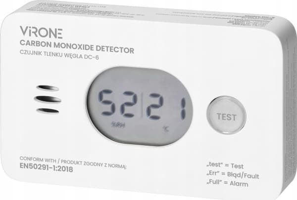 ORNO KARBONMONOKSIDSENSOR 2xAA