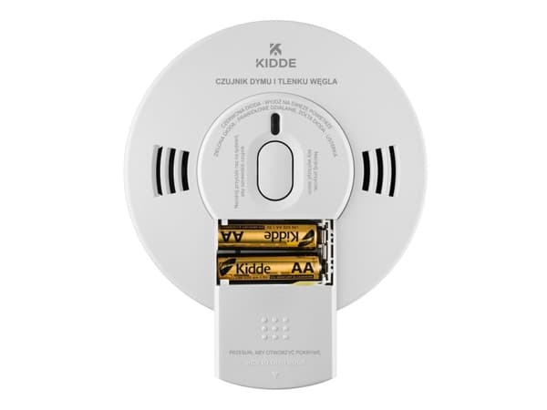 Kidde KID-10SCO, Karbonmonoksid detektor, Trådløs, Hvit, Hjem, Kontor, Batteri, 9 V