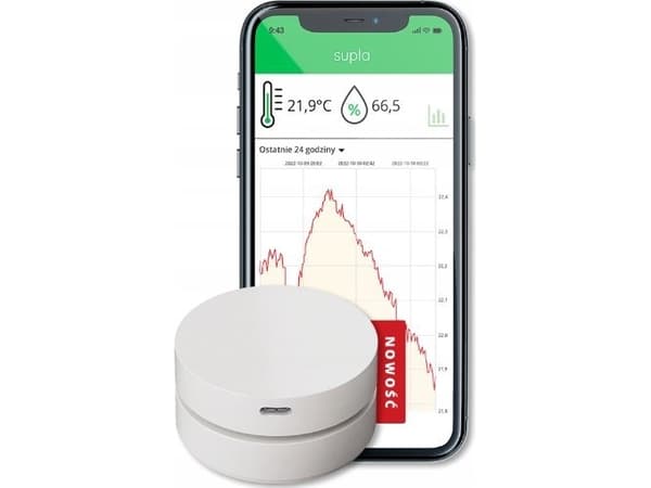 Zamel TEMPERATUR OG FUKTIGHETSSENSOR THW-01 Wi-Fi ZAMEL