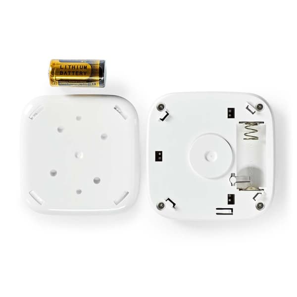Nedis SmartLife Rökdetektor | Wi-Fi | Batteridriven | Givarlivscykel: 10 år | EN 14604 | Max. batteritid: 24 Månader | 85 dB | Vit | 3 st