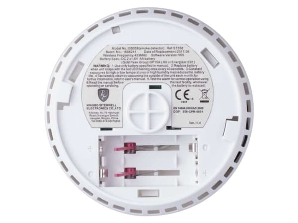 Emos P56500, Trådløs, Hvit, 433 MHz, 85 dB, 20 m, IP20